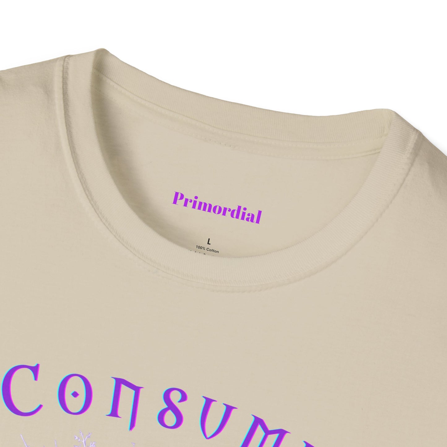 Consume Truth Unisex Softstyle T-Shirt - Psychedelic Mushroom Design