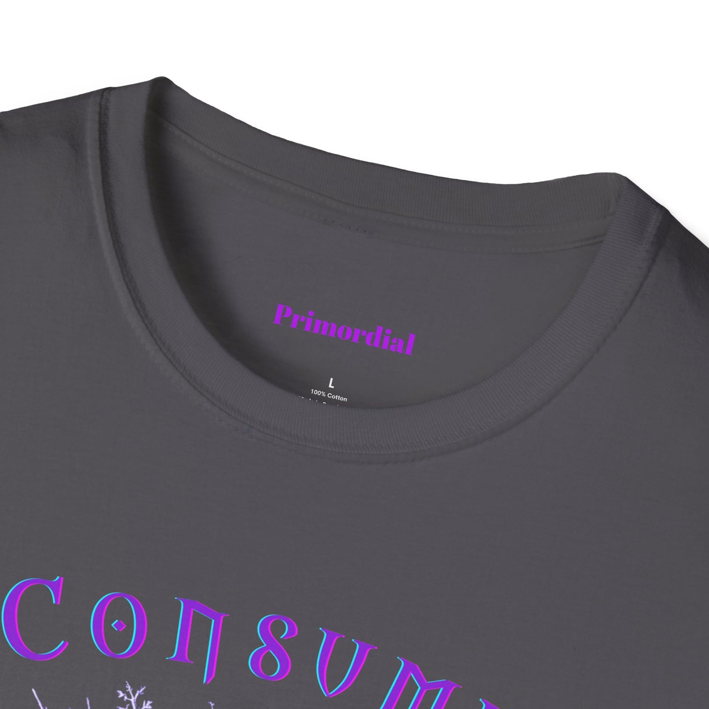 Consume Truth Unisex Softstyle T-Shirt - Psychedelic Mushroom Design