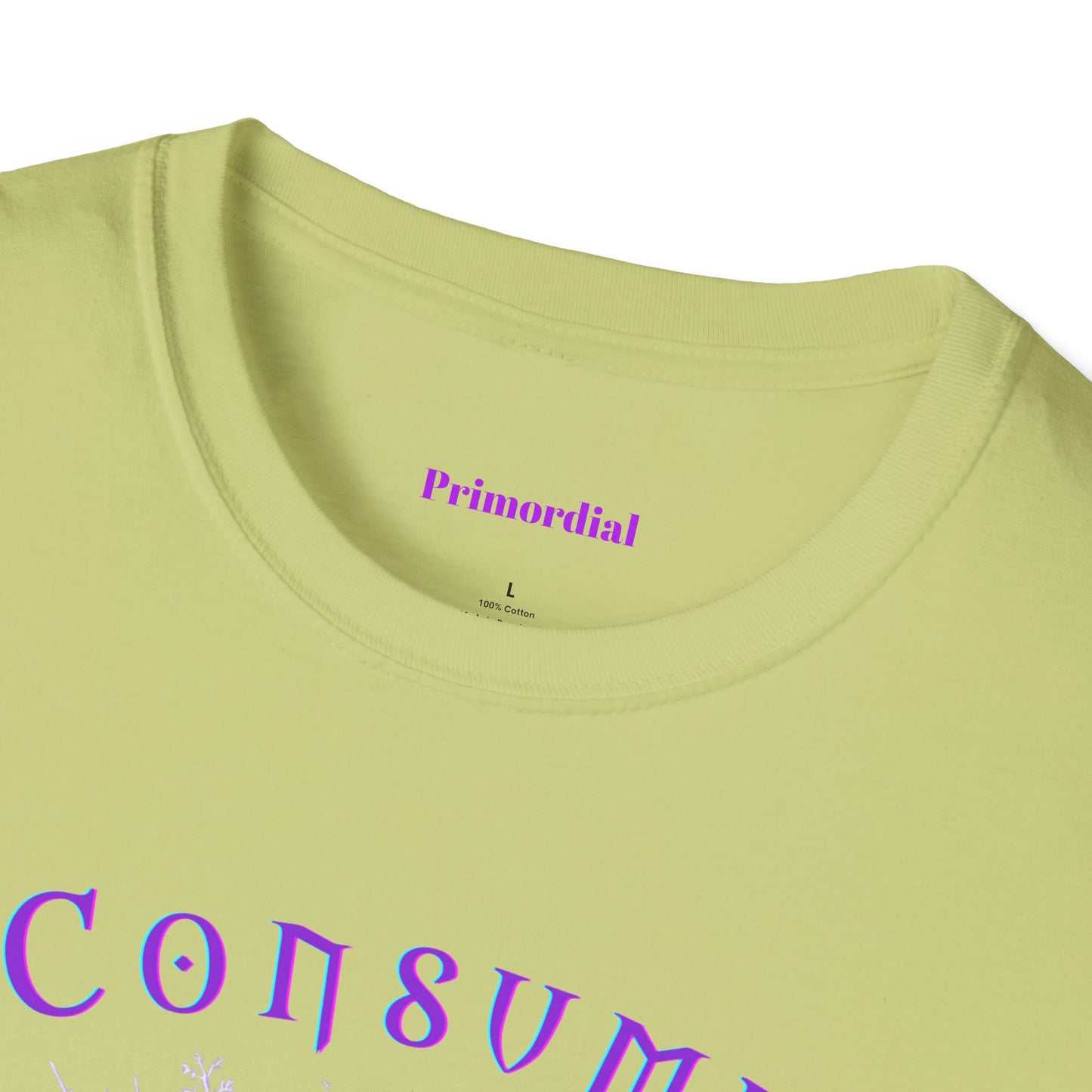 Consume Truth Unisex Softstyle T-Shirt - Psychedelic Mushroom Design