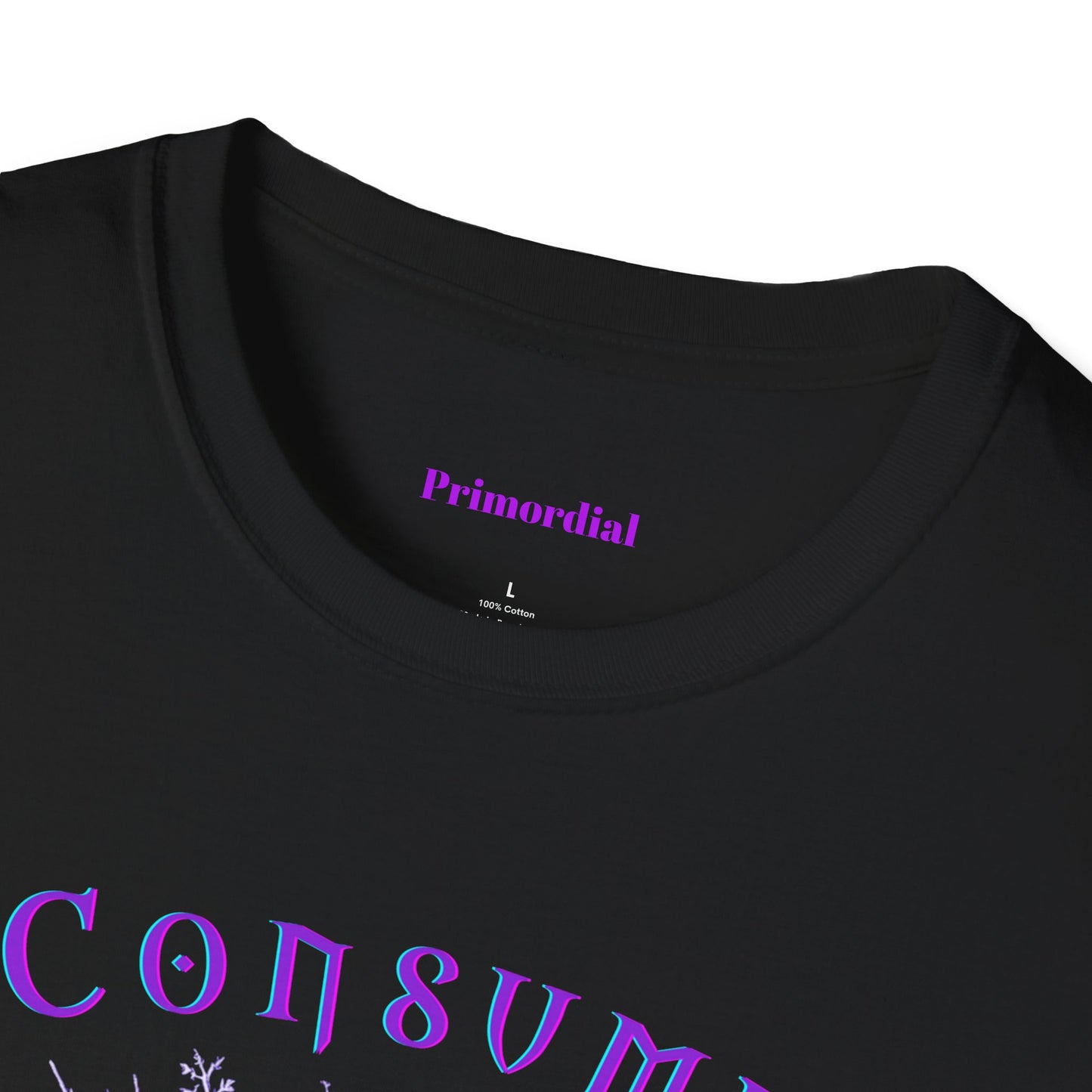 Consume Truth Unisex Softstyle T-Shirt - Psychedelic Mushroom Design
