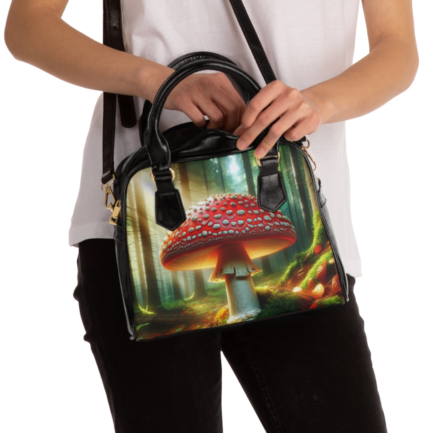 Amanita Muscaria Shoulder Handbag