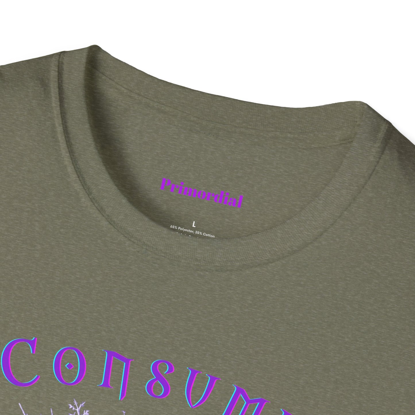 Consume Truth Unisex Softstyle T-Shirt - Psychedelic Mushroom Design