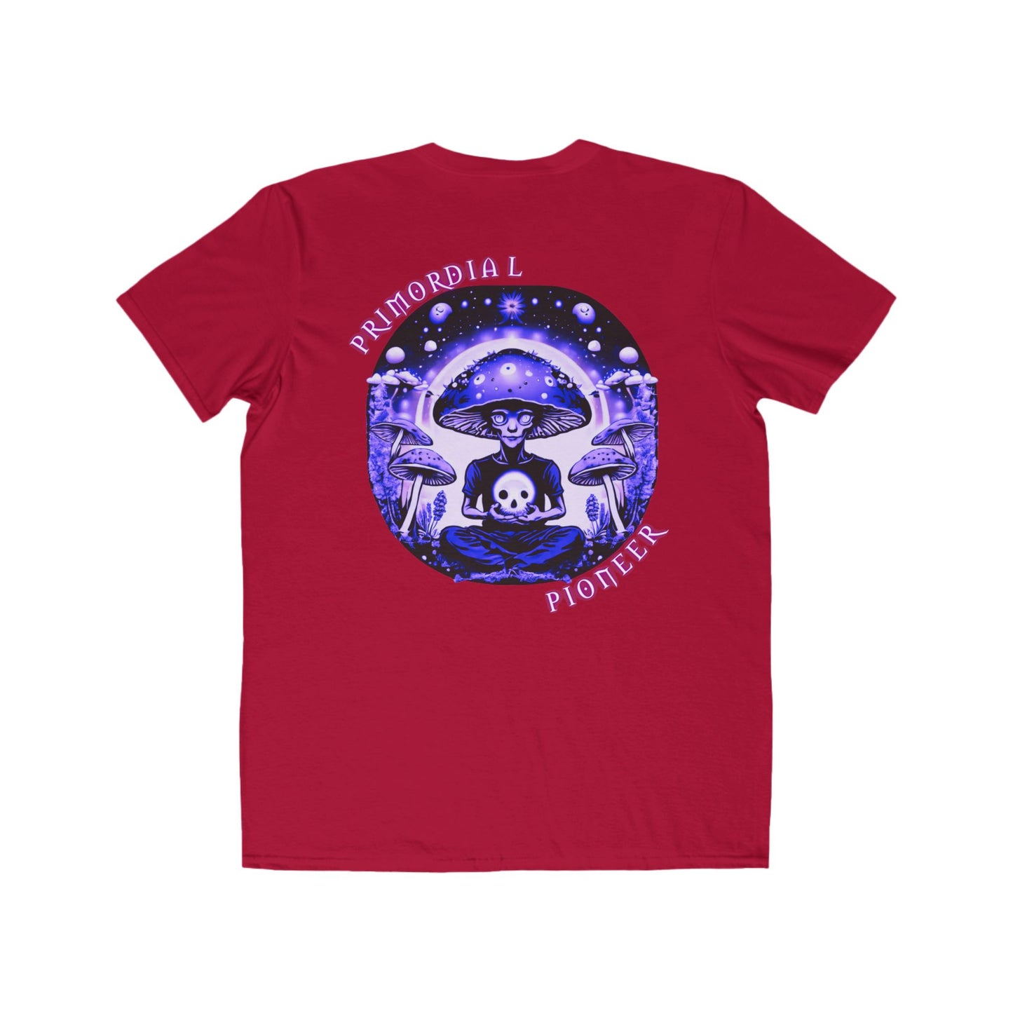 Primordial Pioneer Soft Style Tee - Cosmic Mushroom