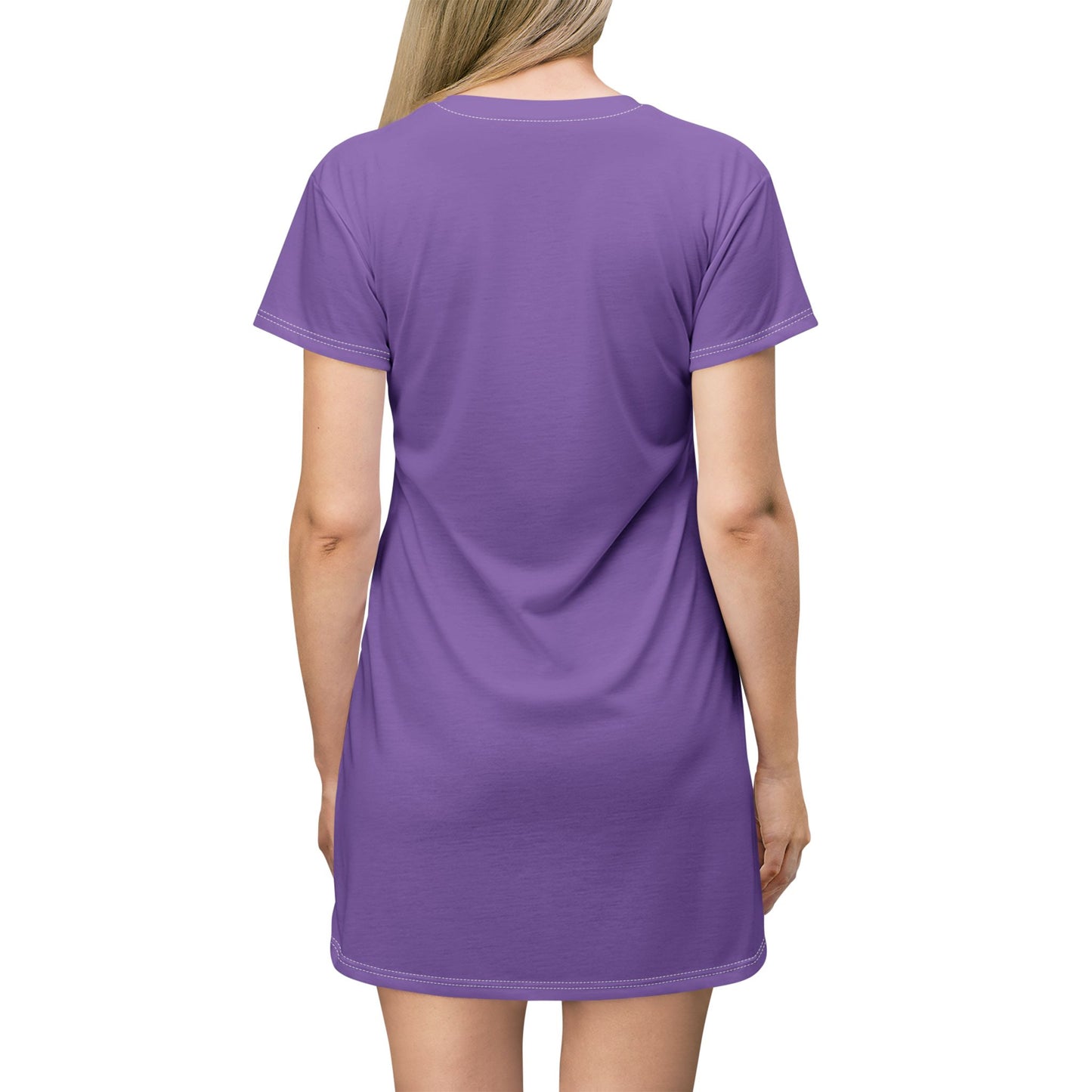 Vibrant Leaf Graphic T-Shirt Dress - Trendy Casual Wear for Summer Celebrations