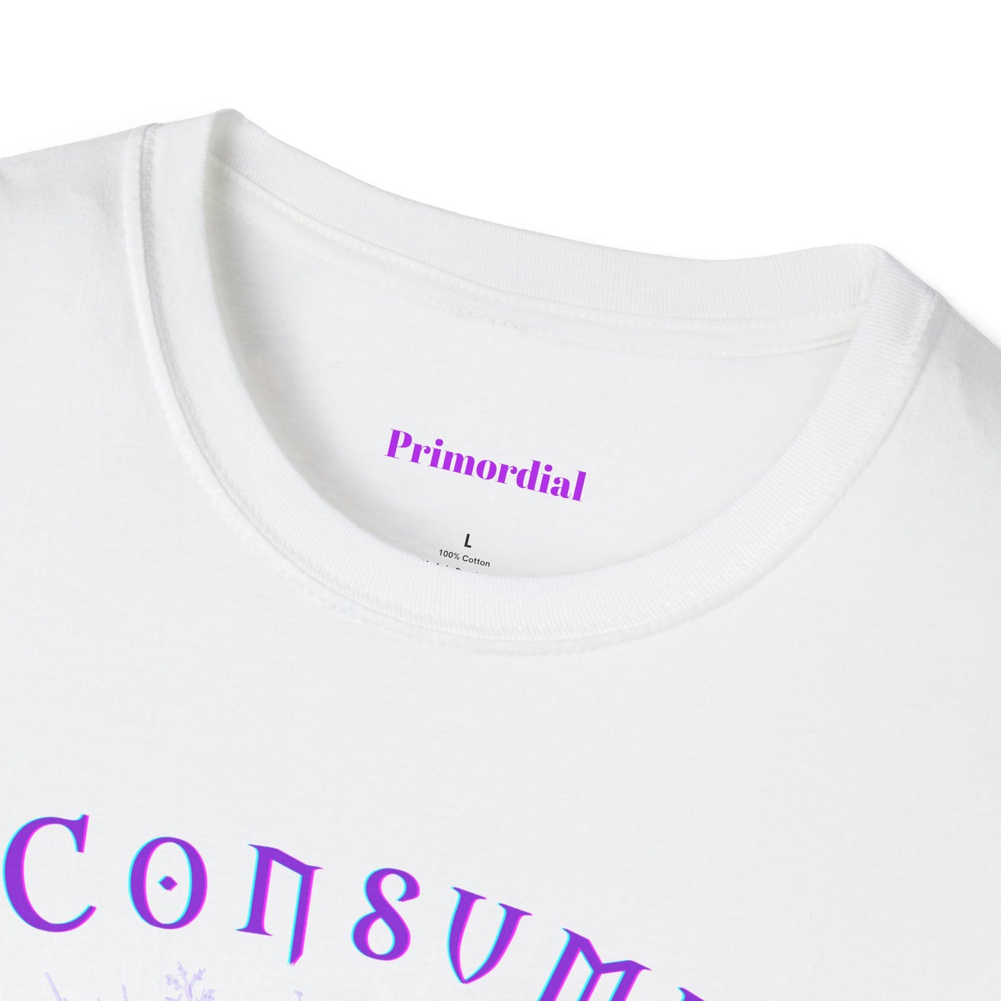 Consume Truth Unisex Softstyle T-Shirt - Psychedelic Mushroom Design