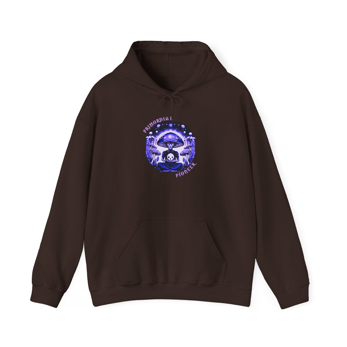 Primordial Pioneer Hoodie - Cosmic Mushroom