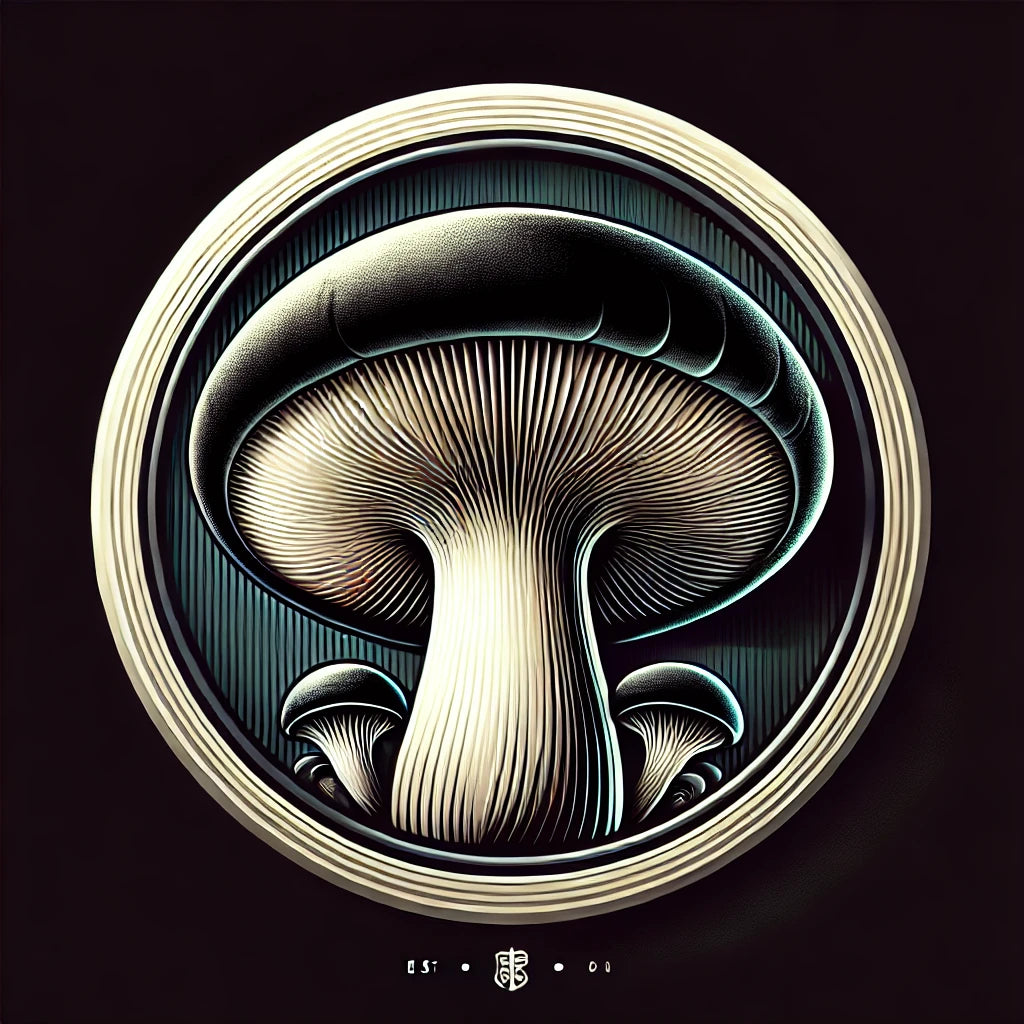 Black Pearl King Oyster Liquid Culture Syringe (10cc)