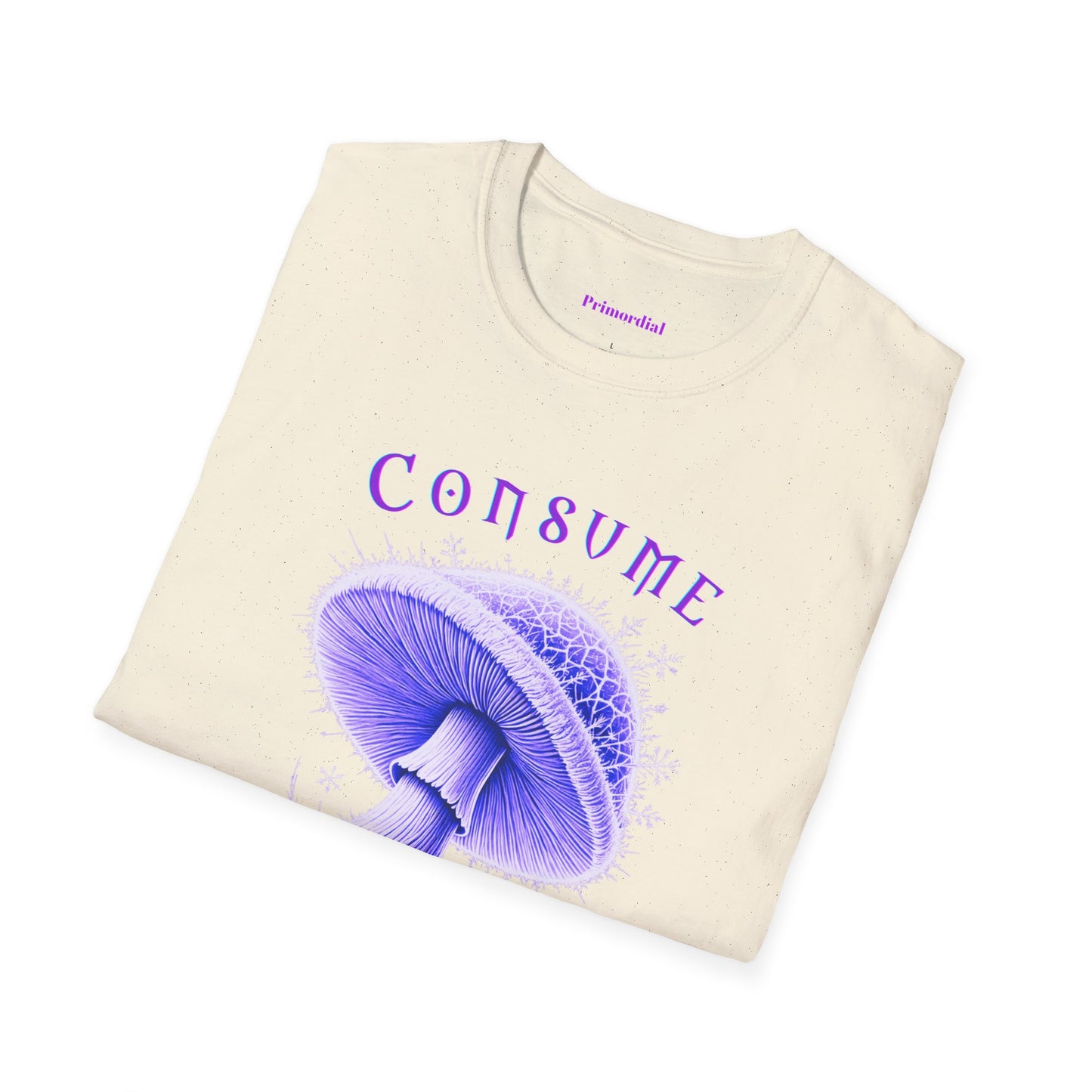 Consume Truth Unisex Softstyle T-Shirt - Psychedelic Mushroom Design