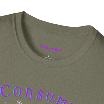 Consume Truth Unisex Softstyle T-Shirt - Psychedelic Mushroom Design