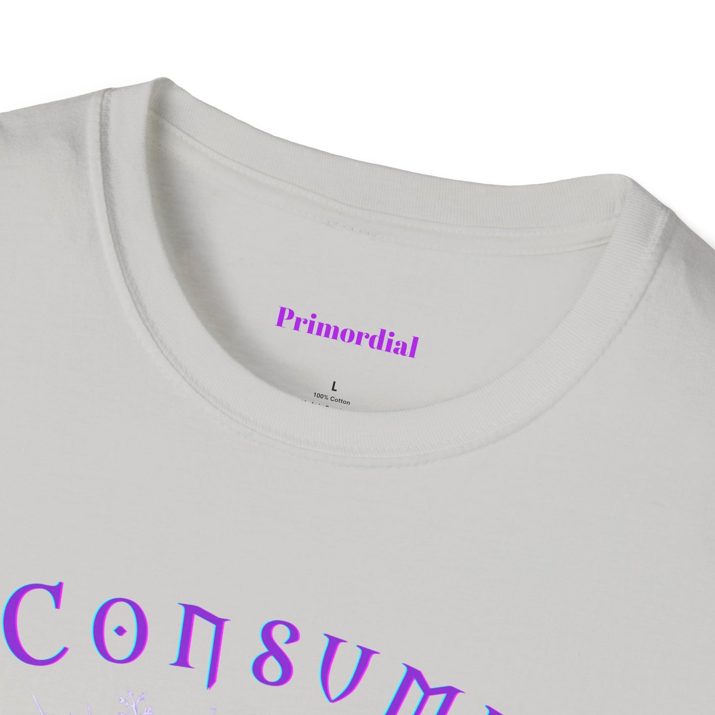 Consume Truth Unisex Softstyle T-Shirt - Psychedelic Mushroom Design