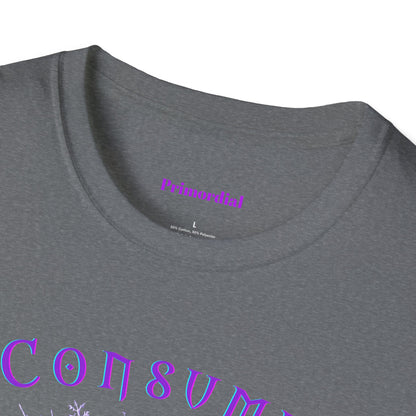 Consume Truth Unisex Softstyle T-Shirt - Psychedelic Mushroom Design