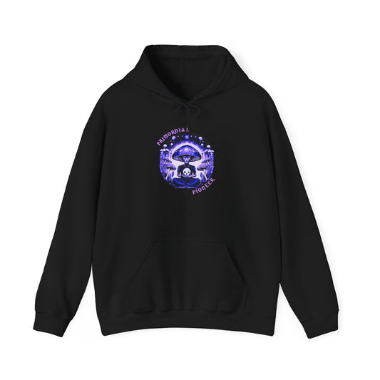 Primordial Pioneer Hoodie - Cosmic Mushroom